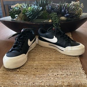 Nike Court Legacy Lift Platform Sneakers, great condition